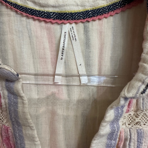 Anthropologie Georgina Tiered Striped Dress - Picture 4 of 8